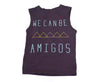 Norte Amigo Tank Top, make a statement in this organic cotton tee with a message of kindness